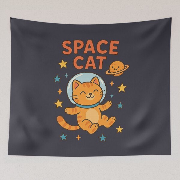 Item preview, Cosmic Kitty Adventure designed and sold by MySignatureItems.