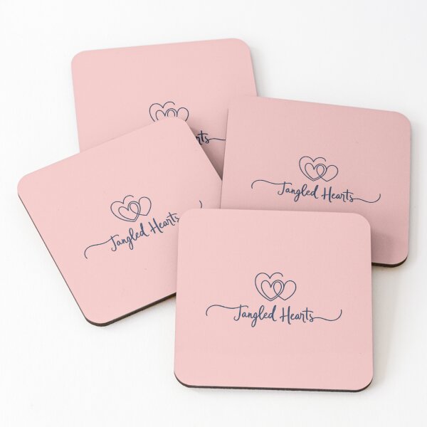 Item preview, Tangled Hearts Logo | Minimalist Intertwined Heart Line Art Design designed and sold by GrafteesGlow.