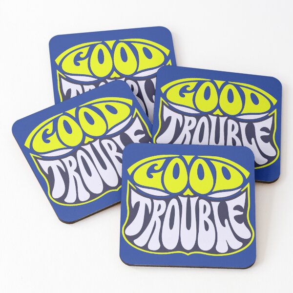 Item preview, Good Trouble Retro Shirt designed and sold by DopeyRobot.