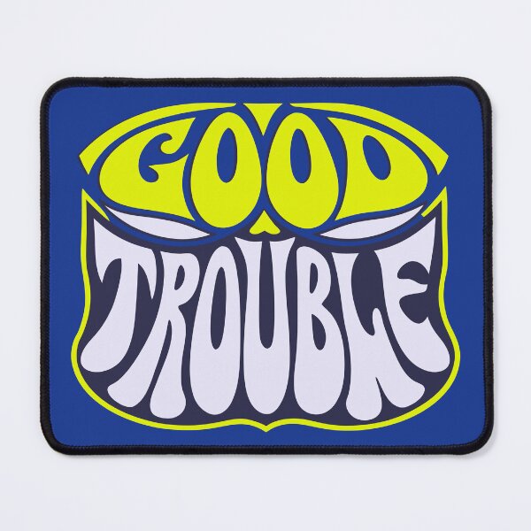 Item preview, Good Trouble Retro Shirt designed and sold by DopeyRobot.