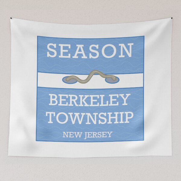 Artikelvorschau, Strandabzeichen der Berkeley Township in New Jersey entworfen und verkauft von Having Some Fun.