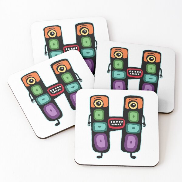 Item preview, anthropomorphic letter H designed and sold by LisetteBaron.