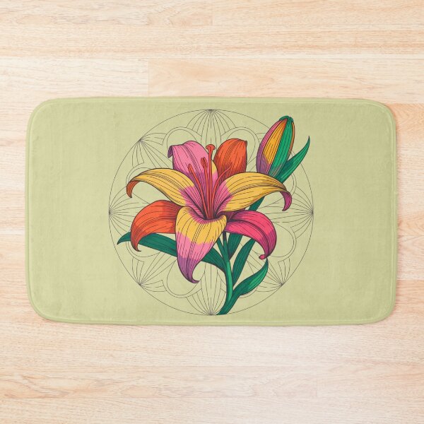 Item preview, Orange Lily Botanical Art designed and sold by VibrArtco.