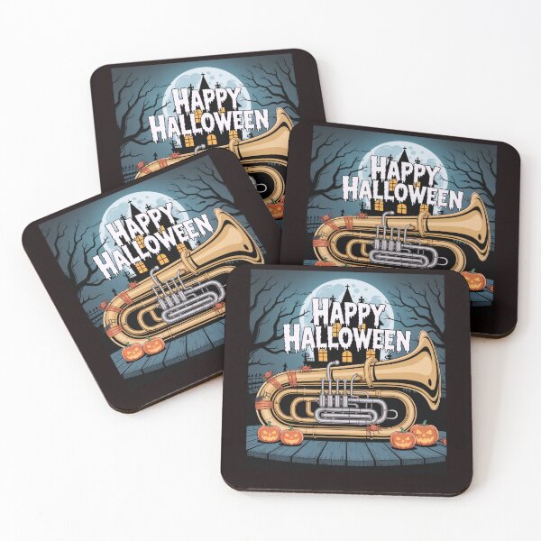 Item preview, Happy Halloween with tuba designed and sold by Agu210.