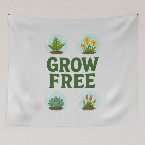 Item preview, Grow Free Botanical Collection designed and sold by MySignatureItems.