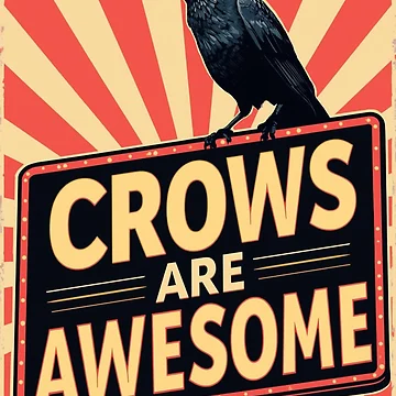 Artwork thumbnail, Black Crows by artcreatedbybill