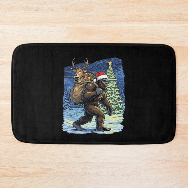 Item preview, Bigfoot’s Funny Holiday Merry Christmas Design designed and sold by Betsytiptoe.