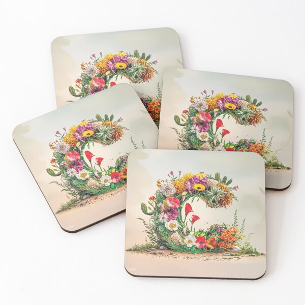 Item preview, Flower Fantasy Alphabet Letter C designed and sold by Royal Wall Whispers.