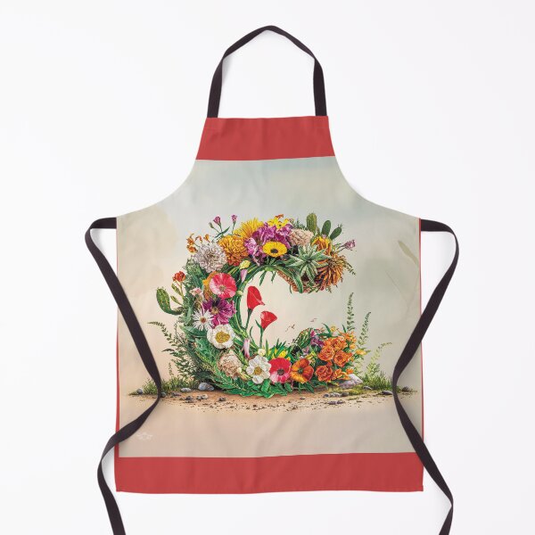Item preview, Flower Fantasy Alphabet Letter C designed and sold by Royal Wall Whispers.