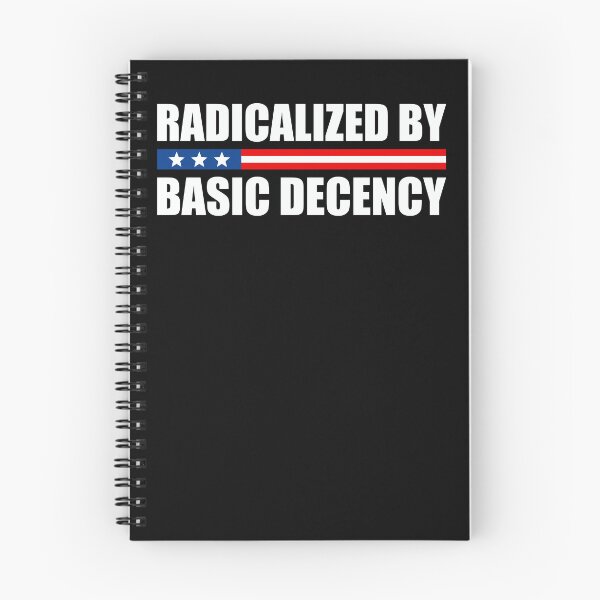 Item preview, Radicalized By Basic Decency - USA Flag designed and sold by PixVib.