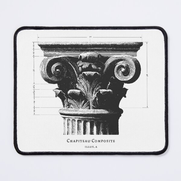 Item preview, Chapiteau Composite with Drafting Lines designed and sold by Artcop's T-Shirt Emporium.