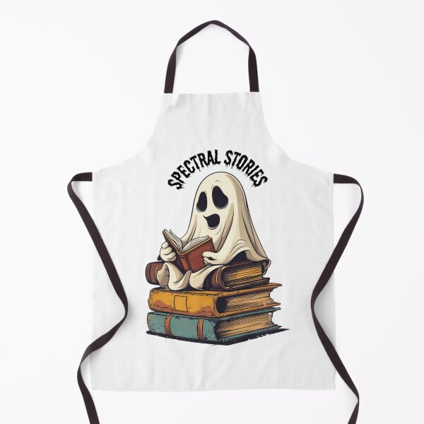 Item preview, Vintage Spectral Stories: Spooky Ghost Reading Book Halloween Tee - Classic Retro Vibe designed and sold by Clothesbest.