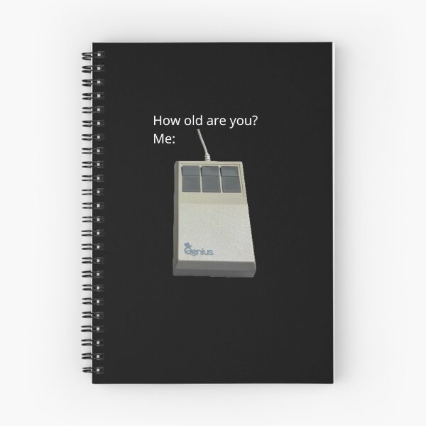Item preview, How Old Are You? Retro Square PC Mouse designed and sold by GEEK_out.
