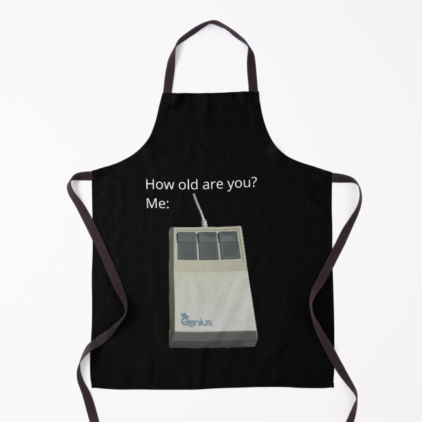 Item preview, How Old Are You? Retro Square PC Mouse designed and sold by GEEK_out.