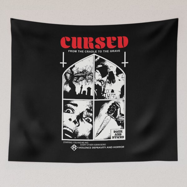 Item preview, Cursed Horror 	- Horror Slasher Metal Giallo Shirt Retro designed and sold by vaharisanic.