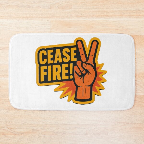 Item preview, Cease Fire Peace Sign designed and sold by Owcomm.
