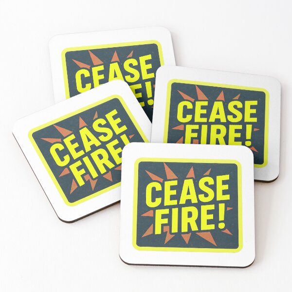 Item preview, Cease Fire Bold Statement designed and sold by Owcomm.