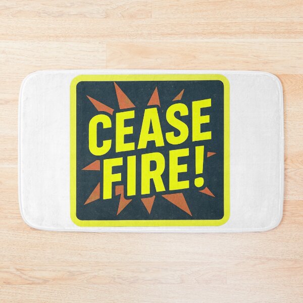 Item preview, Cease Fire Bold Statement designed and sold by Owcomm.