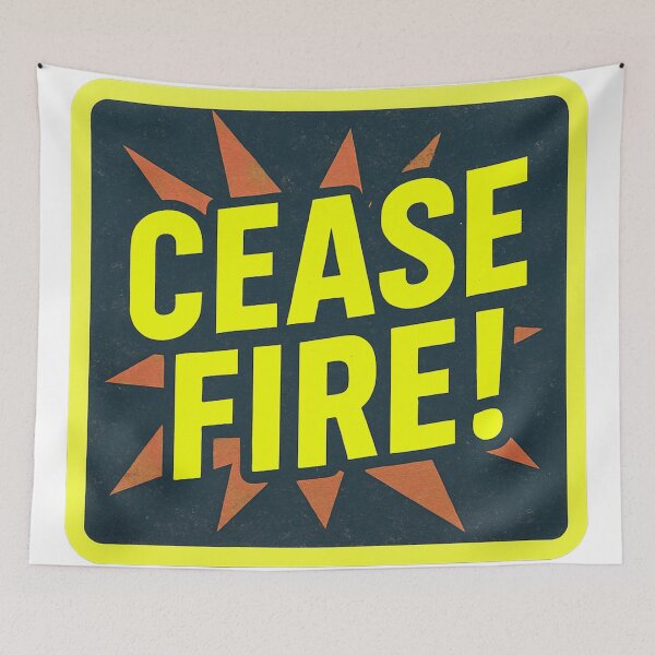 Item preview, Cease Fire Bold Statement designed and sold by Owcomm.