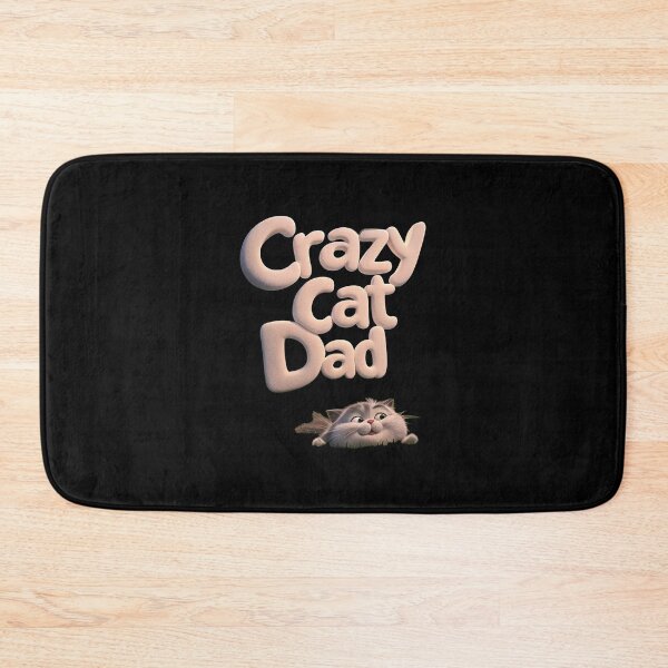 Item preview, Crazy Cat Dad designed and sold by FatCatStudios.