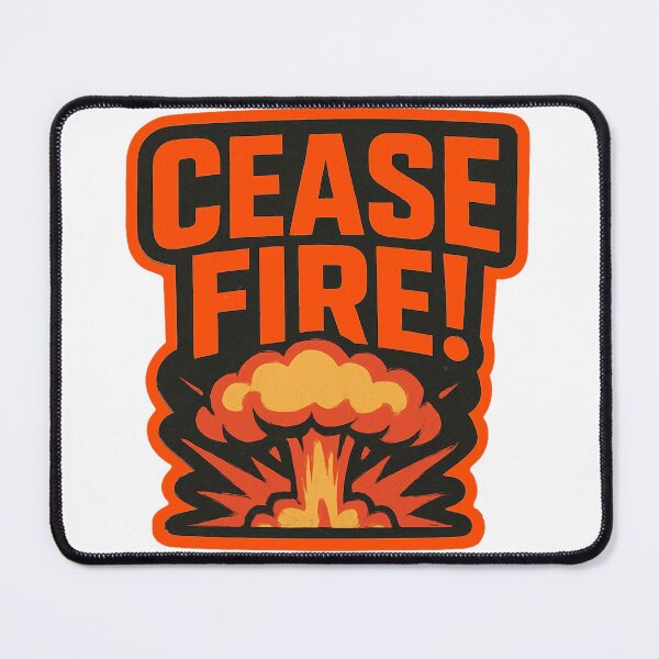 Item preview, Cease Fire Mushroom Cloud designed and sold by Owcomm.
