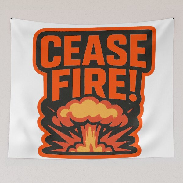 Item preview, Cease Fire Mushroom Cloud designed and sold by Owcomm.