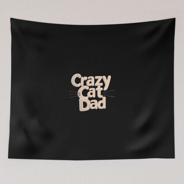 Item preview, Crazy Cat Dad designed and sold by FatCatStudios.