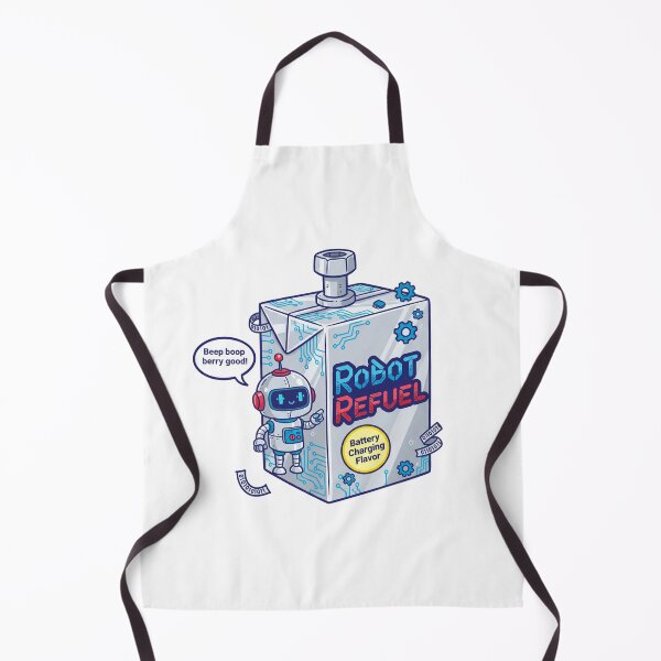 Item preview, Robot Refuel Juice Box – Cute Funny Kawaii Robot Drink Design designed and sold by TinaDu-.