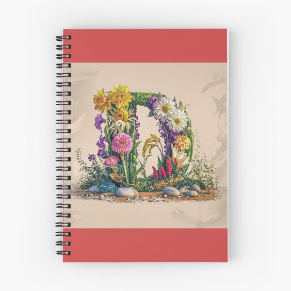 Item preview, Flower Fantasy Alphabet Letter D designed and sold by Royal Wall Whispers.