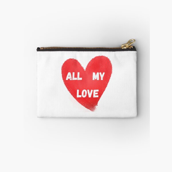 Artikelvorschau, Rotes Herz „All My Love“ Noah Kahan entworfen und verkauft von InfiniteSticker.