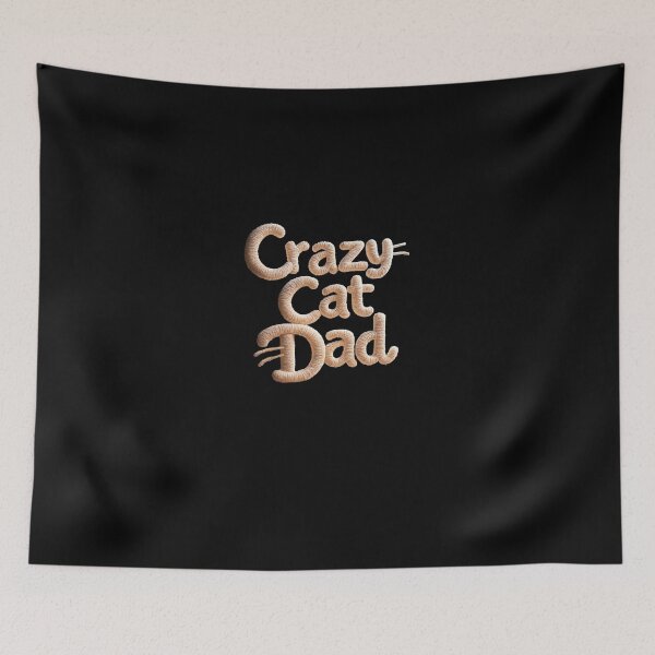 Item preview, Crazy Cat Dad designed and sold by FatCatStudios.