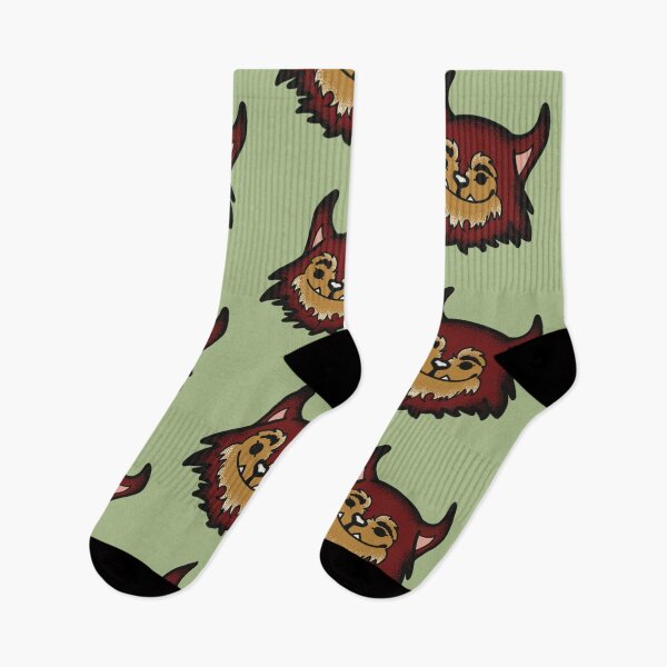 Item preview, Wolfie- Green designed and sold by WhaleAndAphid.