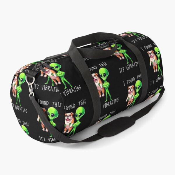 Item preview, Funny English Bulldog Alien I Found This Its Vibrating Mom Dad Kids designed and sold by rafaeltto.