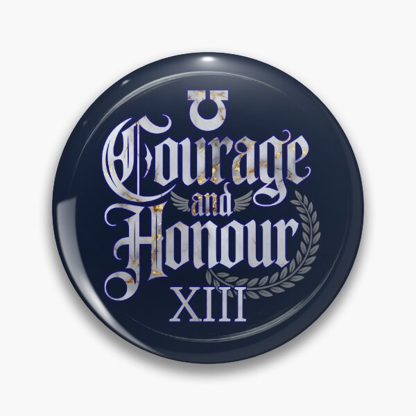 Item preview, Courage and Honour classic patch designed and sold by MrHide.