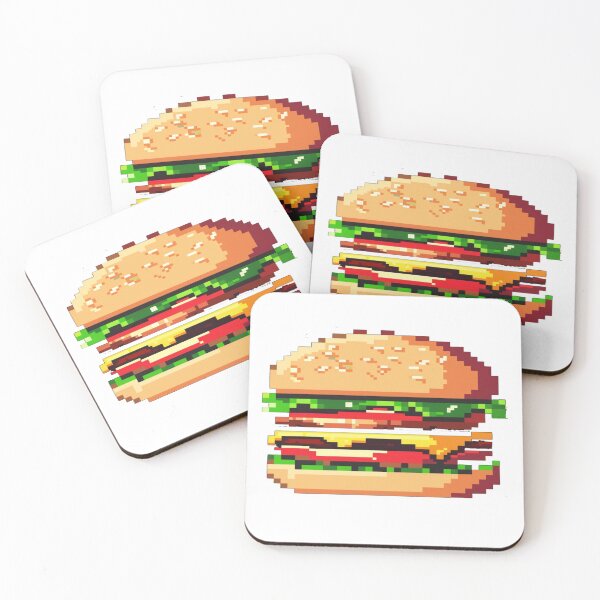 Item preview, 8-Bit Hamburger designed and sold by ArrovDesign.