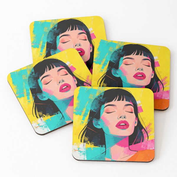 Item preview, Vibrant Abstract Portrait designed and sold by Louiskirbyarts.