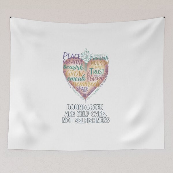 Item preview, Boundaries are Self Care Not Selfishness designed and sold by PapaAli.