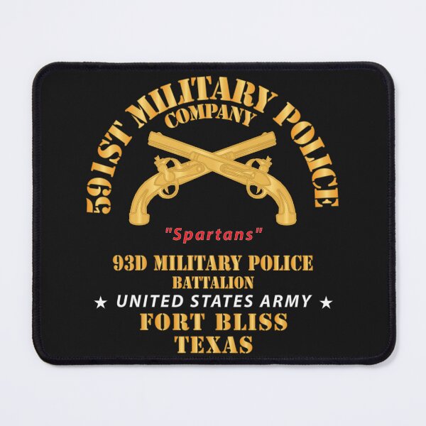 Item preview, Army - 591st Military Police Co, Spartans, 93rd Military Police Bn, Ft Bliss, Tx X 300 designed and sold by Military Insignia Products.