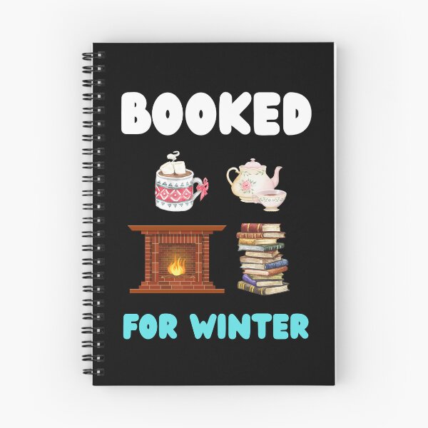 Item preview, Funny booked for winter book lover fireplace reading holiday designed and sold by Artstastic.