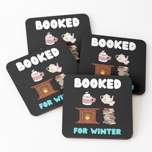 Item preview, Funny booked for winter book lover fireplace reading holiday designed and sold by Artstastic.