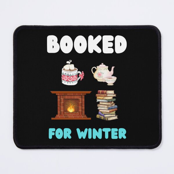 Item preview, Funny booked for winter book lover fireplace reading holiday designed and sold by Artstastic.