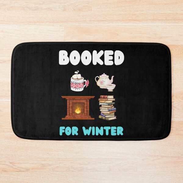 Item preview, Funny booked for winter book lover fireplace reading holiday designed and sold by Artstastic.