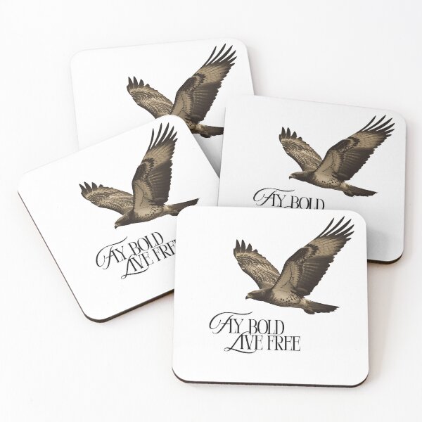 Item preview, Fly bold live free-vintage hawk designed and sold by Print Nest.