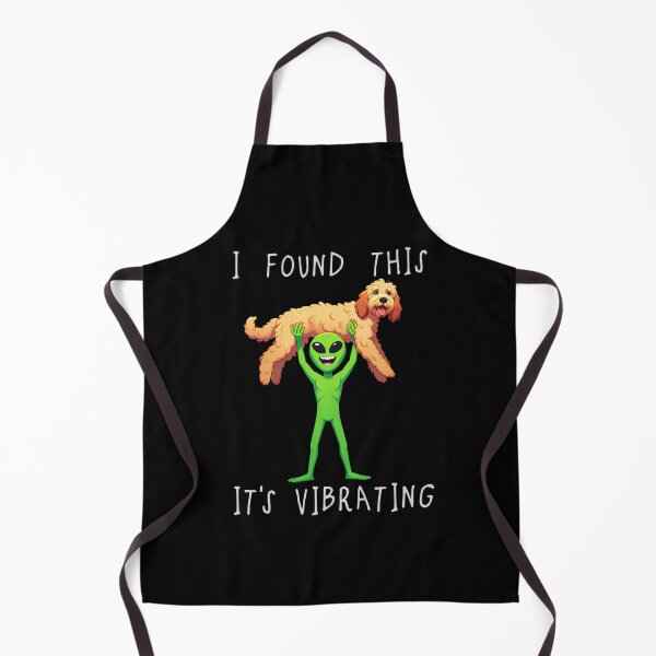 Item preview, Funny Goldendoodle Alien I Found This Its Vibrating Mom Dad Kids designed and sold by rafaeltto.