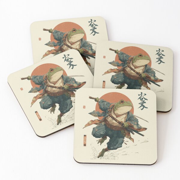 Item preview, The Frog Ronin, Japanese Art designed and sold by MrHide.