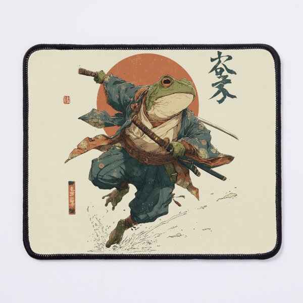 Item preview, The Frog Ronin, Japanese Art designed and sold by MrHide.