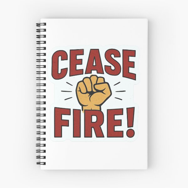 Item preview, Cease Fire Raised Fist designed and sold by Owcomm.