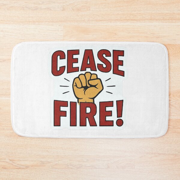 Item preview, Cease Fire Raised Fist designed and sold by Owcomm.