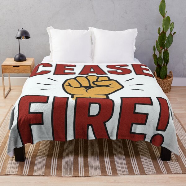 Item preview, Cease Fire Raised Fist designed and sold by Owcomm.