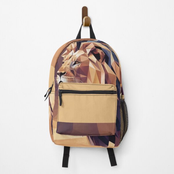 Item preview, Majestic geometric lion on the savannah designed and sold by bsbd-action.